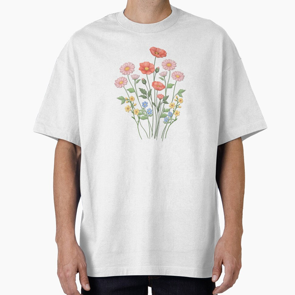 Spring Wildflower Seamless Floral Pattern by LiudmylaMaika T-Shirts, Hoodie, Sweatshirt | BlankRebels.com (Image 1)