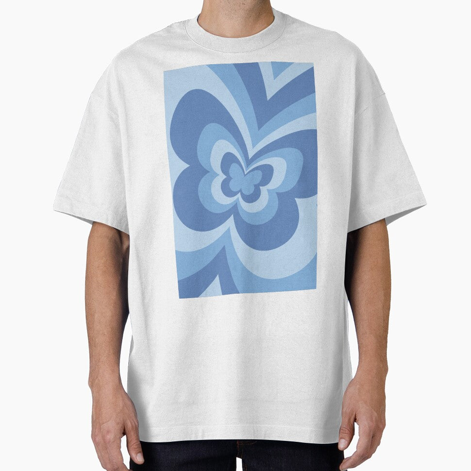 Blue Butterfly Aesthetic by LinDraws T-Shirts, Hoodie, Sweatshirt | BlankRebels.com (Image 1)