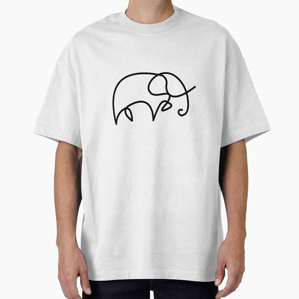 Line art elephant by GSJGROUP T-Shirts, Hoodie, Sweatshirt | BlankRebels.com (Image 1)