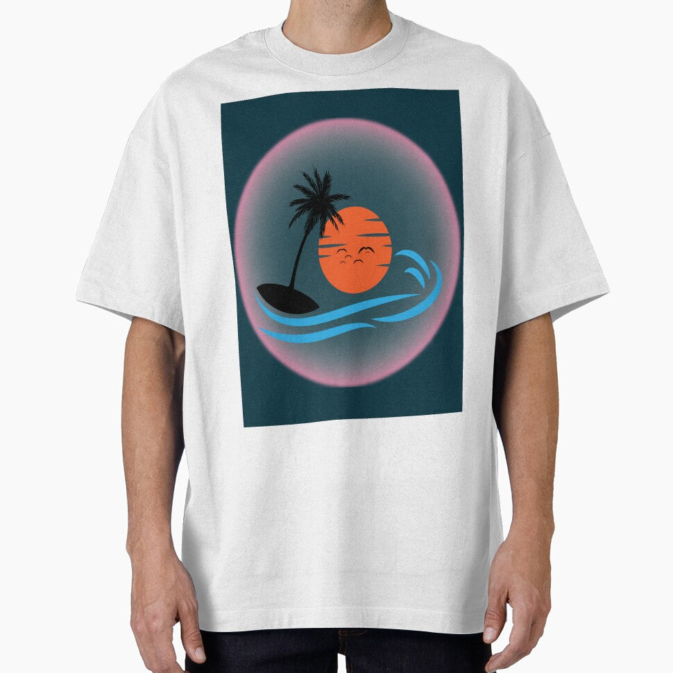 Blue Orange Sunset At The Beach,Beach Sunset Sky, beautiful sunset sky, beach sunset, by Tamas Das T-Shirts,... (Image 1)