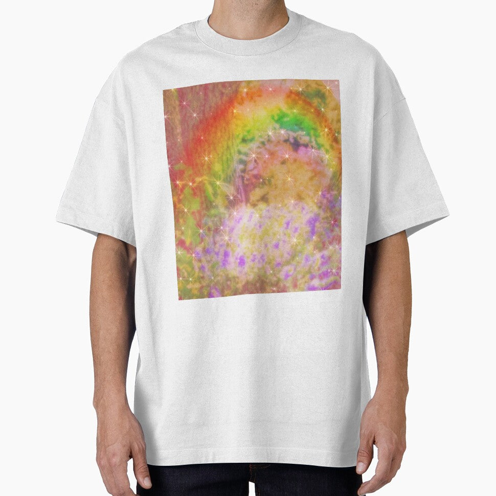 Rainbow in a garden by LisaMPierce1990 T-Shirts, Hoodie, Sweatshirt | BlankRebels.com (Image 1)