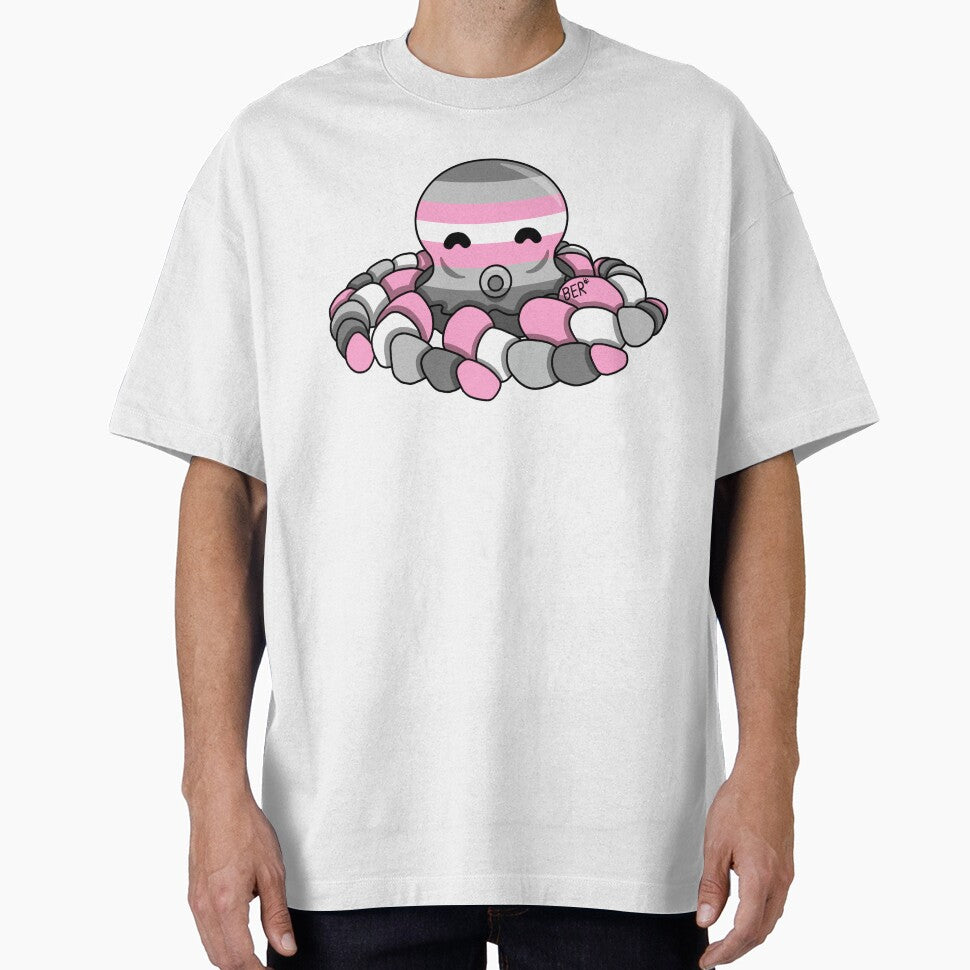 Demigirl Pride Fidget Octopus by SentABear T-Shirts, Hoodie, Sweatshirt | BlankRebels.com (Image 1)