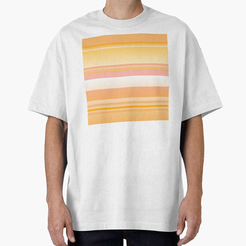 Peach horizontal striped | light academia colors striped by lausn T-Shirts, Hoodie, Sweatshirt | BlankRebels.com (Image 1)