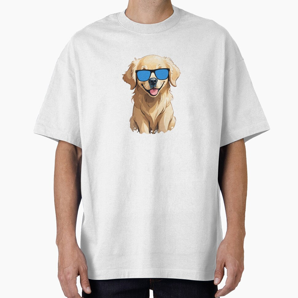 Golden Retriever Wearing Sunglasses by TheAnimalZ00 T-Shirts, Hoodie, Sweatshirt | BlankRebels.com (Image 1)