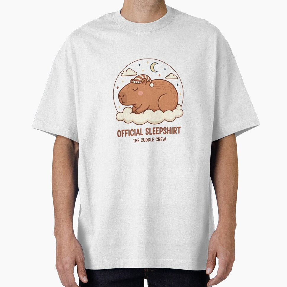 Cute Capybara Official Sleepshirt Cozy Pajama T-Shirts, Hoodie, Sweatshirt