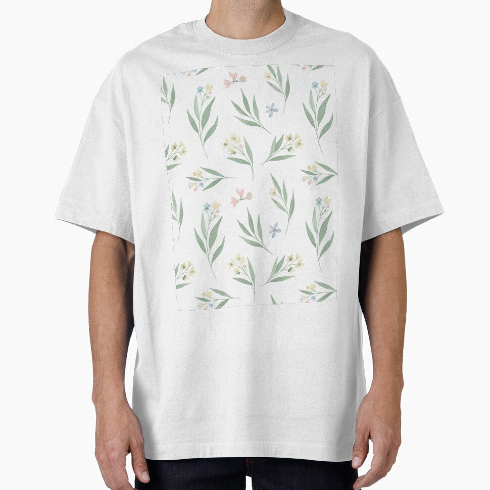 Soft Watercolor Floral Seamless Pattern by FashioonTrends T-Shirts, Hoodie, Sweatshirt | BlankRebels.com (Image 1)