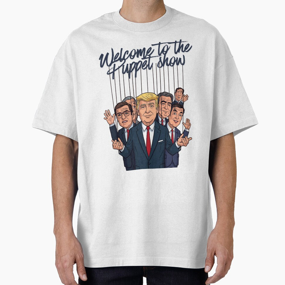 Welcome to the puppet show by whatthefoxsays T-Shirts, Hoodie, Sweatshirt | BlankRebels.com (Image 1)
