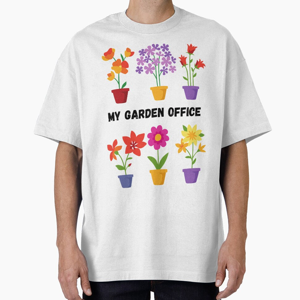 Vintage Botanical Floral Flower in Pots for my Garden Office by Hinny8 T-Shirts, Hoodie, Sweatshirt (Image 1)