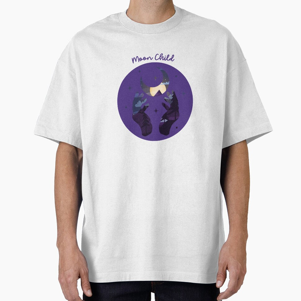 Moon Child Royal Purple Cosmic Hands by LadyZodiac T-Shirts, Hoodie, Sweatshirt | BlankRebels.com (Image 1)
