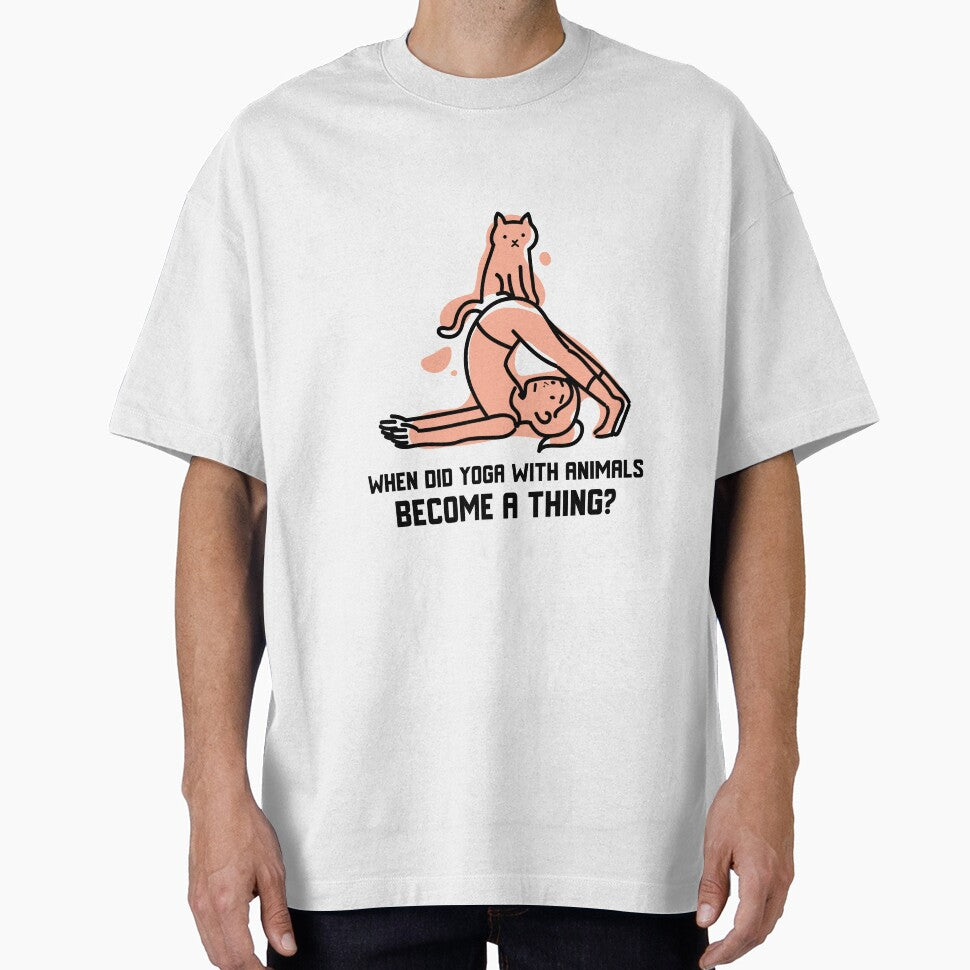 When Did Yoga With Animals Become a Thing by RiseandShineTee T-Shirts, Hoodie, Sweatshirt | BlankRebels.com (Image 1)