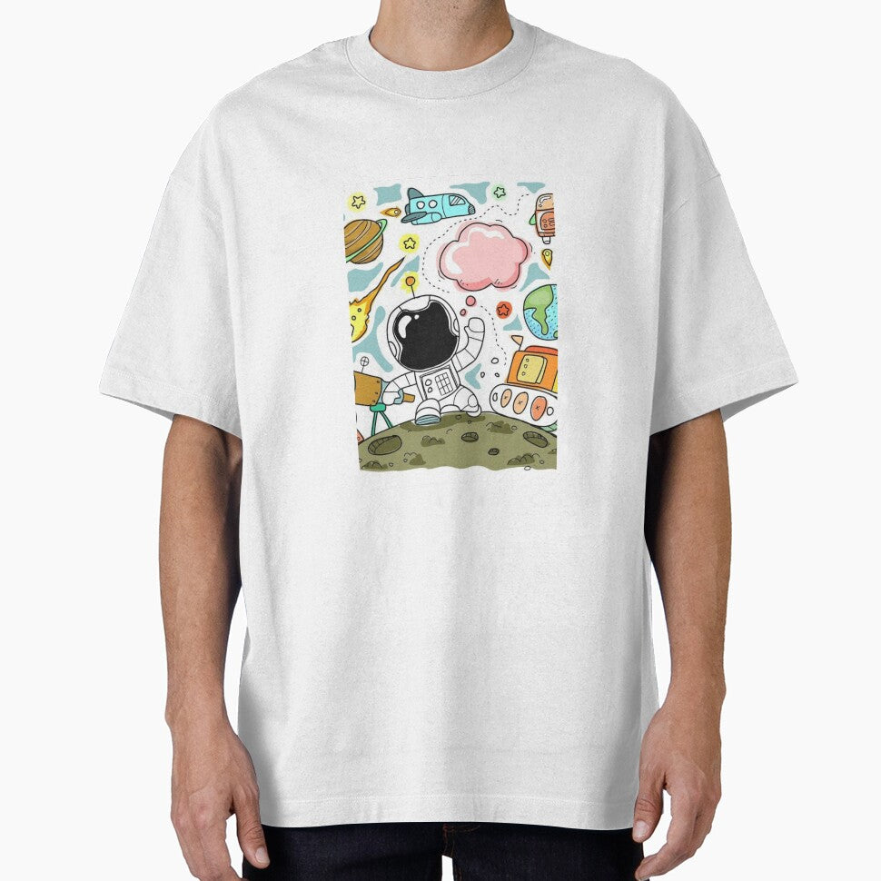 astronaut theme by twinsparkle T-Shirts, Hoodie, Sweatshirt | BlankRebels.com (Image 1)