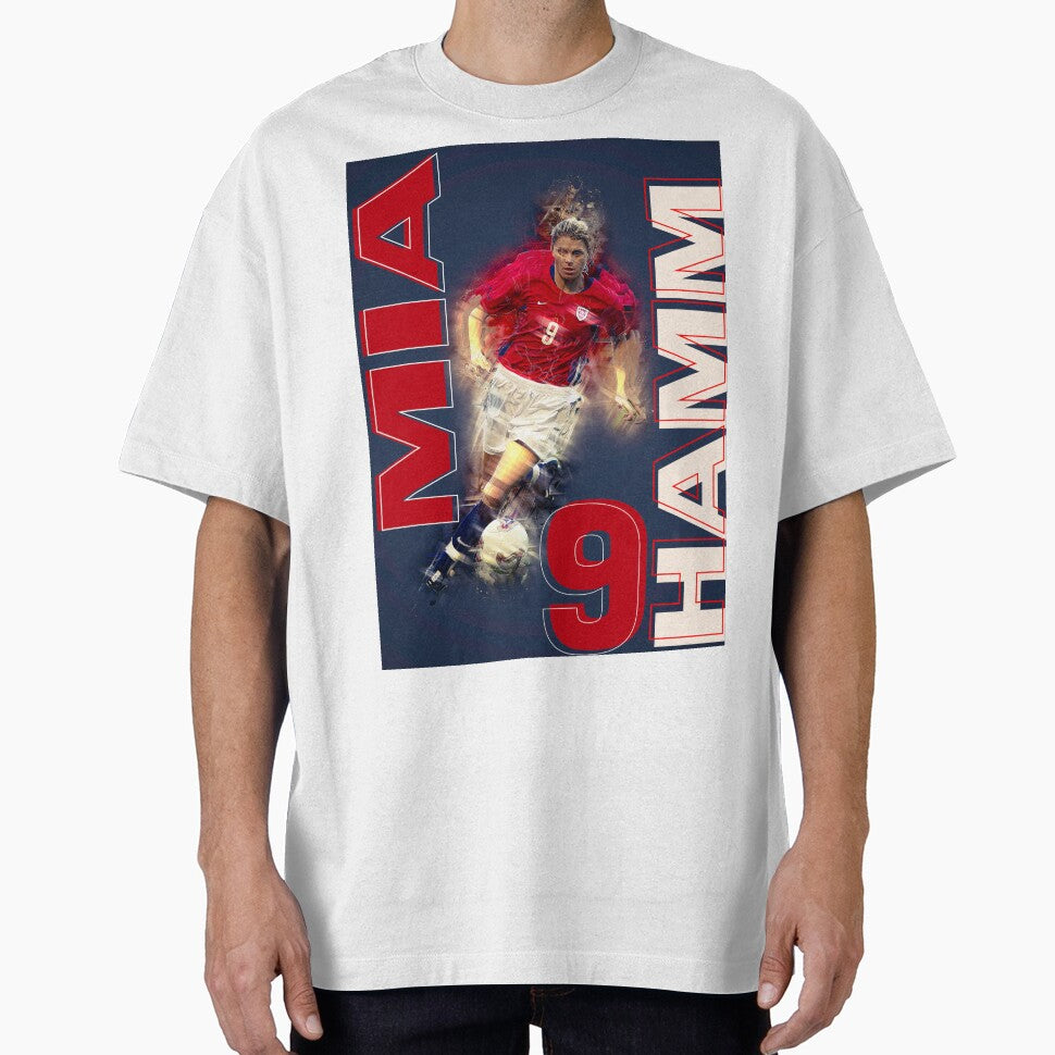 Mia Hamm Abstract Poster by graphic-genie