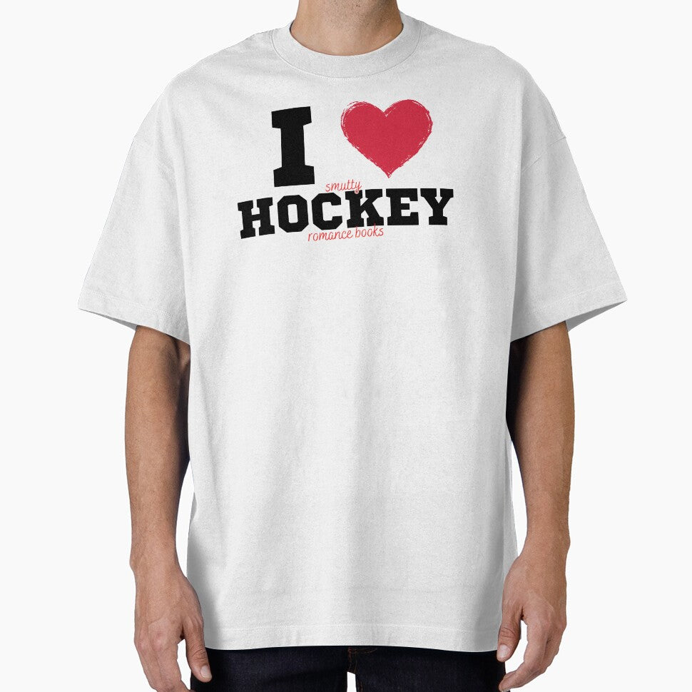 I Heart Smutty Hockey Books - Romance Book Fan by SizzleAndSmut T-Shirts, Hoodie, Sweatshirt | BlankRebels.com (Image 1)