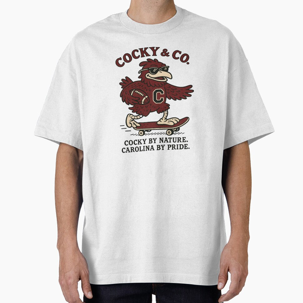 Cocky & Co. Vintage Skater Gamecock by ashofthesouth T-Shirts, Hoodie, Sweatshirt | BlankRebels.com (Image 1)