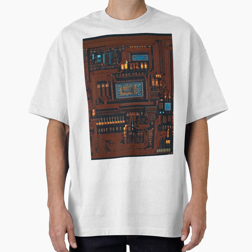 Circuit Board Abstract Art by Esterlane T-Shirts, Hoodie, Sweatshirt | BlankRebels.com (Image 1)