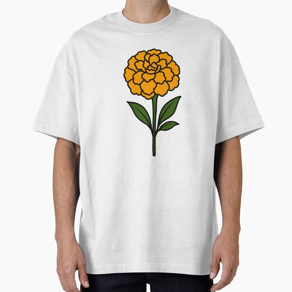 Marigold Flower Illustration by SunCraftStudio