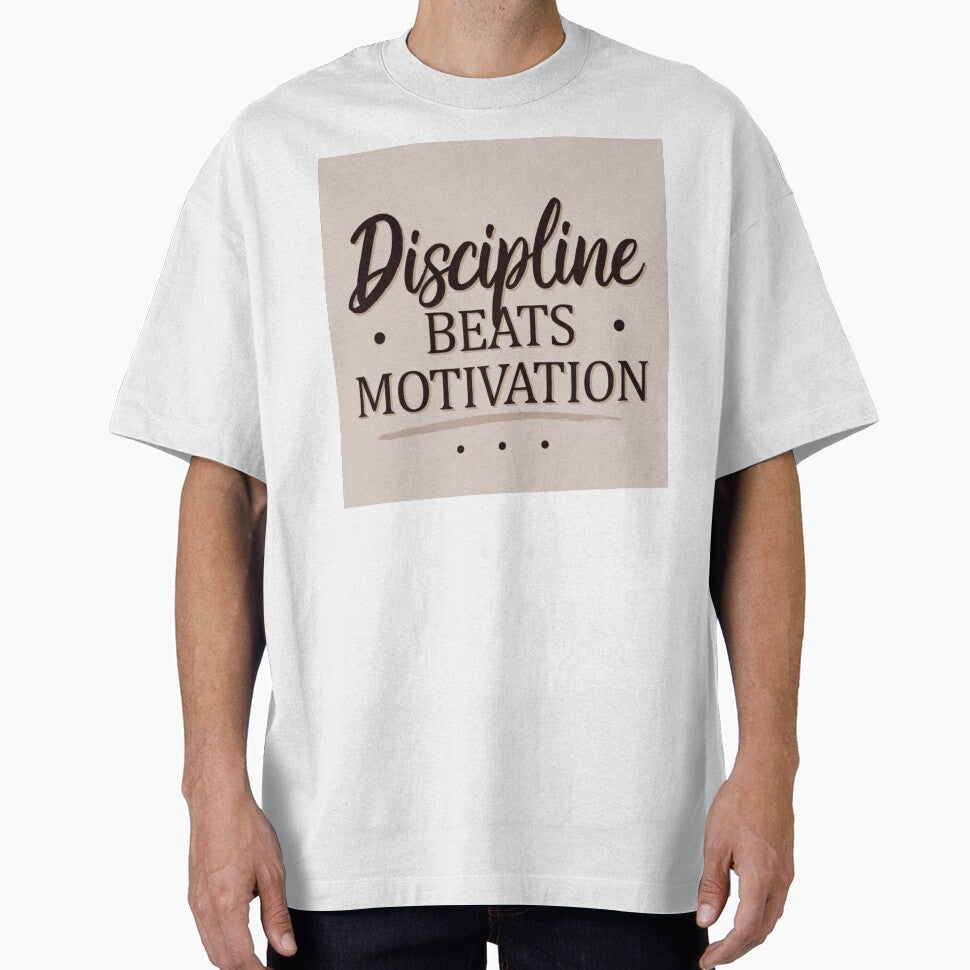 Discipline Beats Motivation – Aesthetic Quote Design by DRstore95 T-Shirts, Hoodie, Sweatshirt | BlankRebels.com (Image 1)
