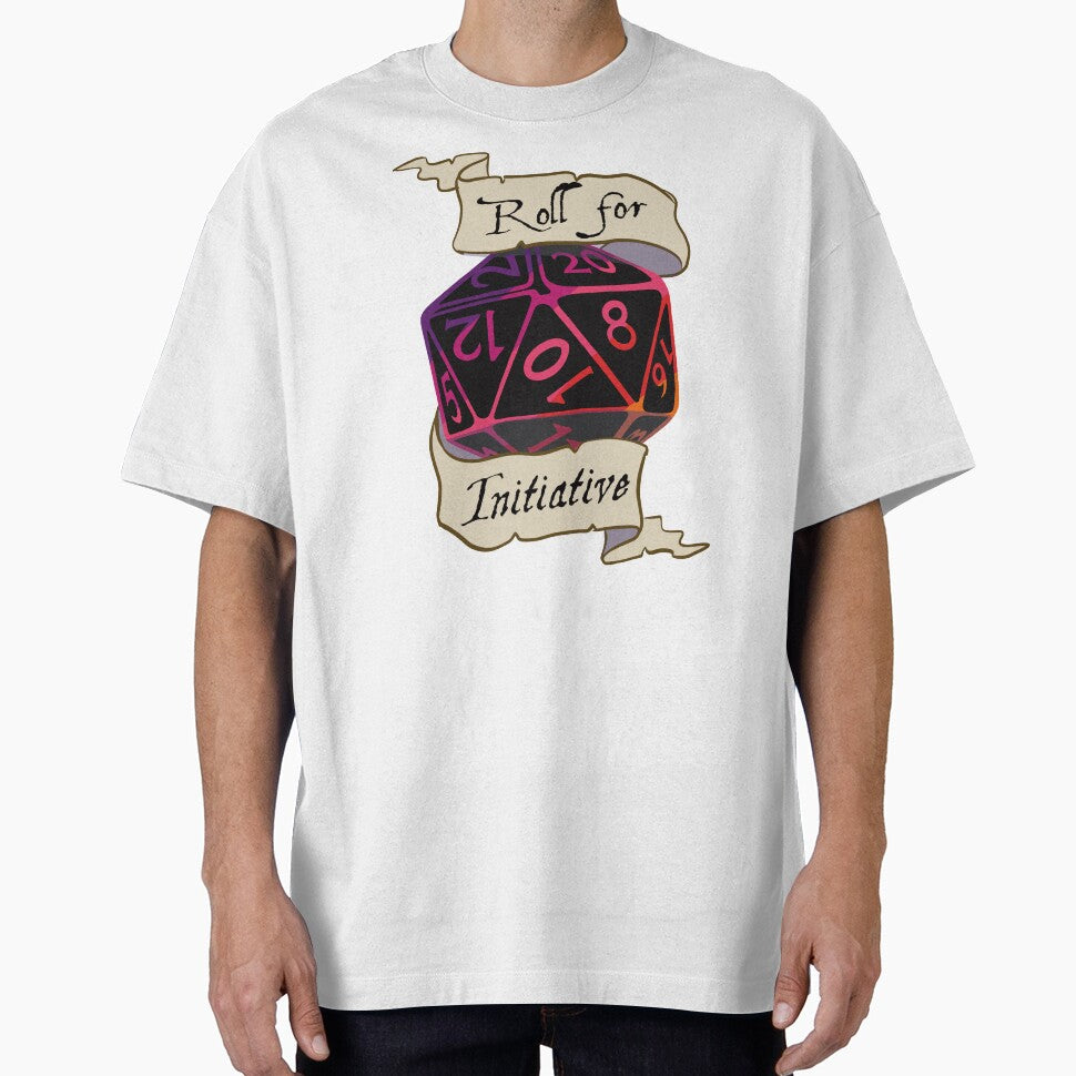 Roll for Initiative Dark Mode d20 by Ivorycrow T-Shirts, Hoodie, Sweatshirt | BlankRebels.com (Image 1)