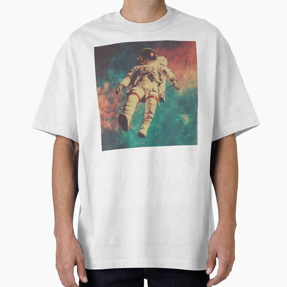 Astronaut Vintage T-Shirt by NicolasGlowArt