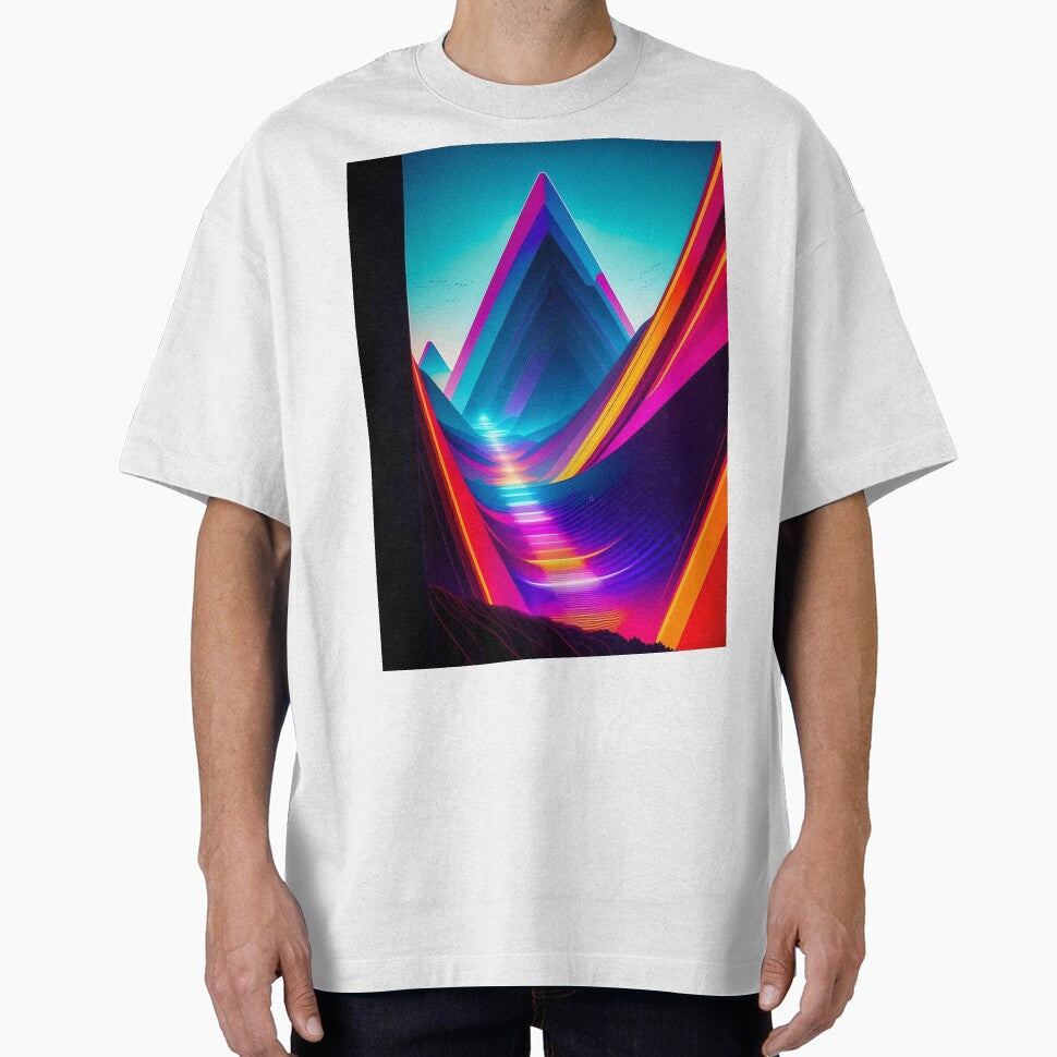 Neon Geometric Abstract Art by Esterlane T-Shirts, Hoodie, Sweatshirt | BlankRebels.com (Image 1)