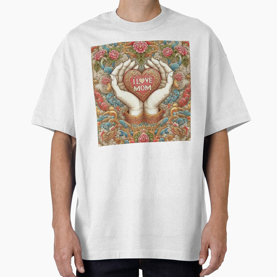 I Love Mom Mothers day Gift by Illuministique T-Shirts, Hoodie, Sweatshirt | BlankRebels.com (Image 1)