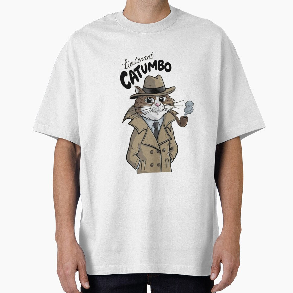 Cat as Columbo by kalutor T-Shirts, Hoodie, Sweatshirt | BlankRebels.com (Image 1)