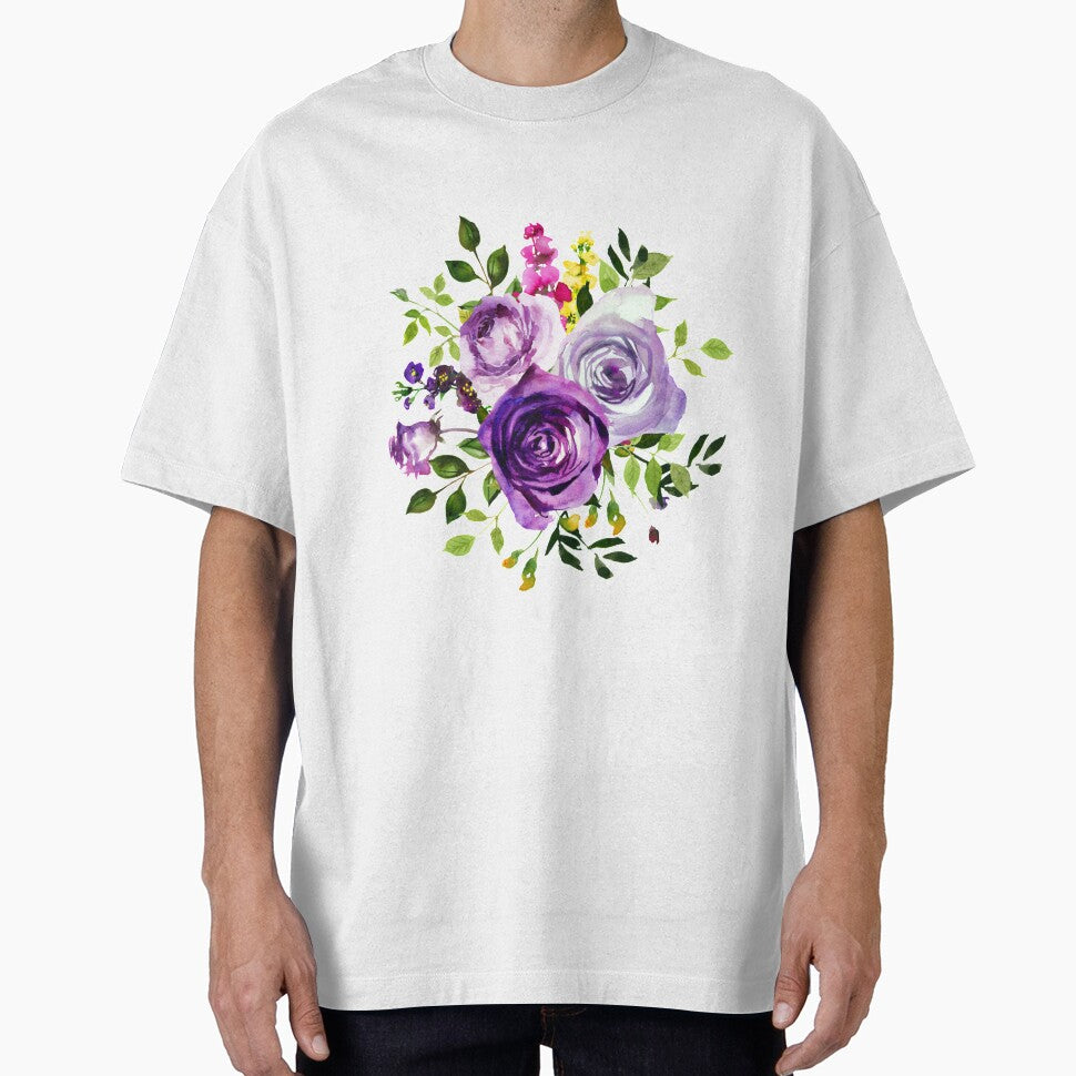 Pretty Purple Floral Designs by cindyfordyce T-Shirts, Hoodie, Sweatshirt | BlankRebels.com (Image 1)