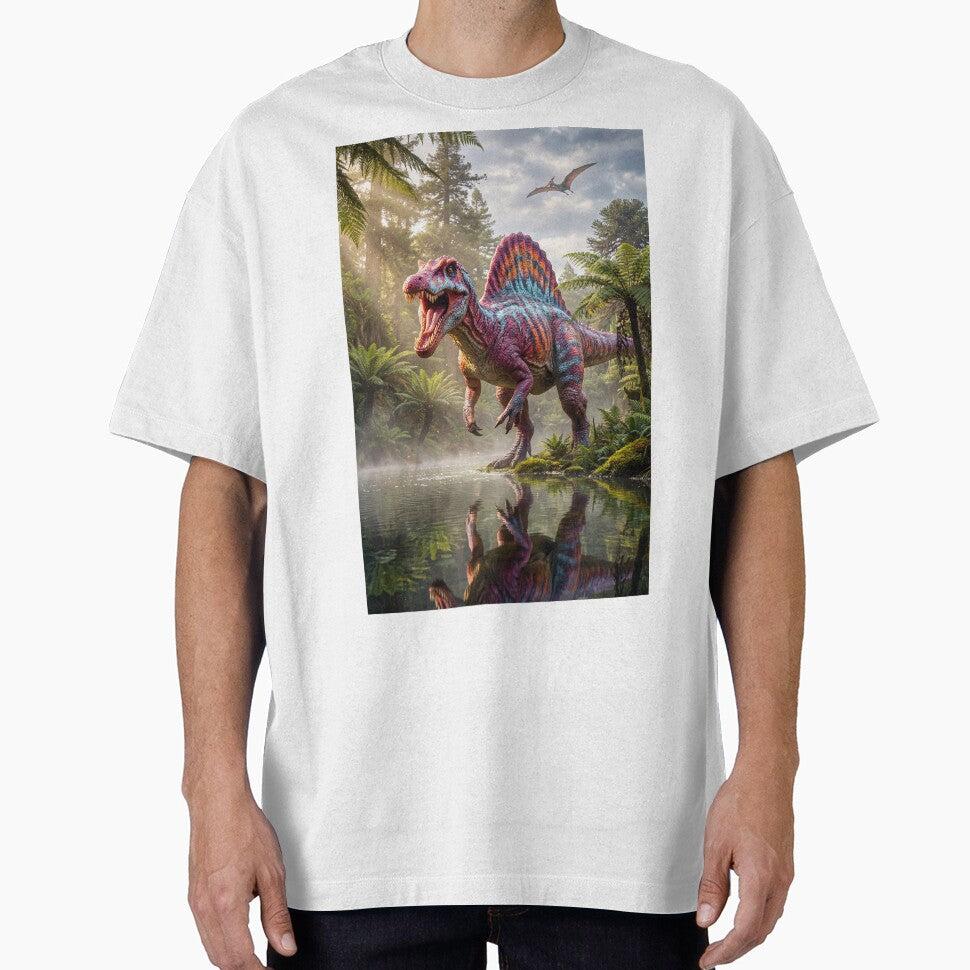 Colorful Dinosaur: Spinosaurus by Tridentulus T-Shirts, Hoodie, Sweatshirt | BlankRebels.com (Image 1)