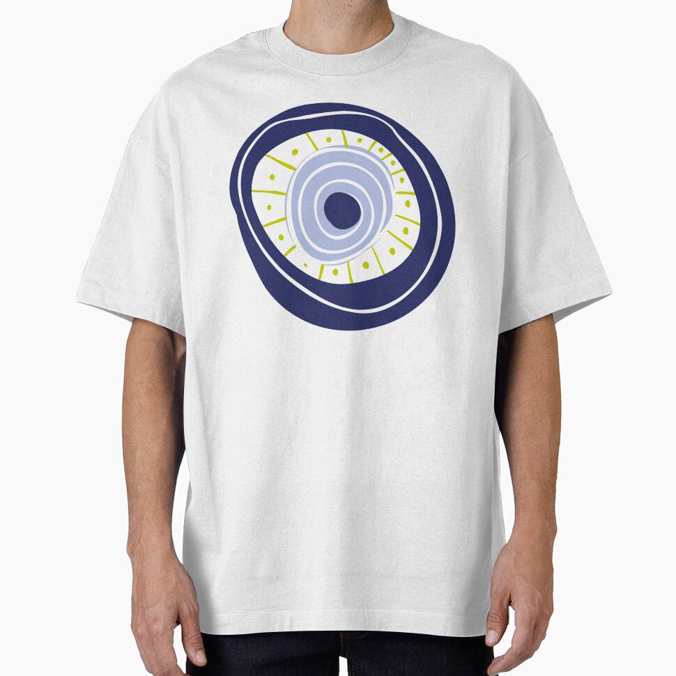 Greek mati no.2 geometric | Lavender background by Lena Morf T-Shirts, Hoodie, Sweatshirt | BlankRebels.com (Image 1)
