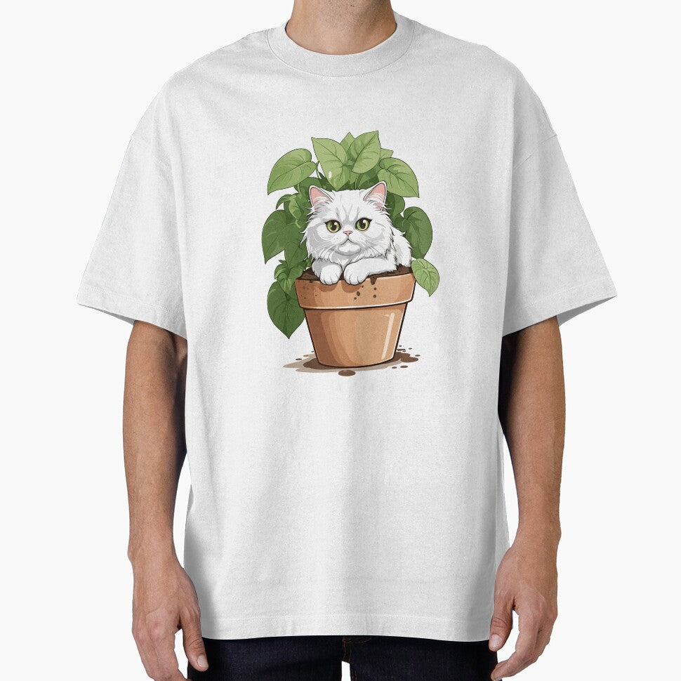 Persian Cat Makes Messy Masterpieces with Leaves by cutiepie11cats