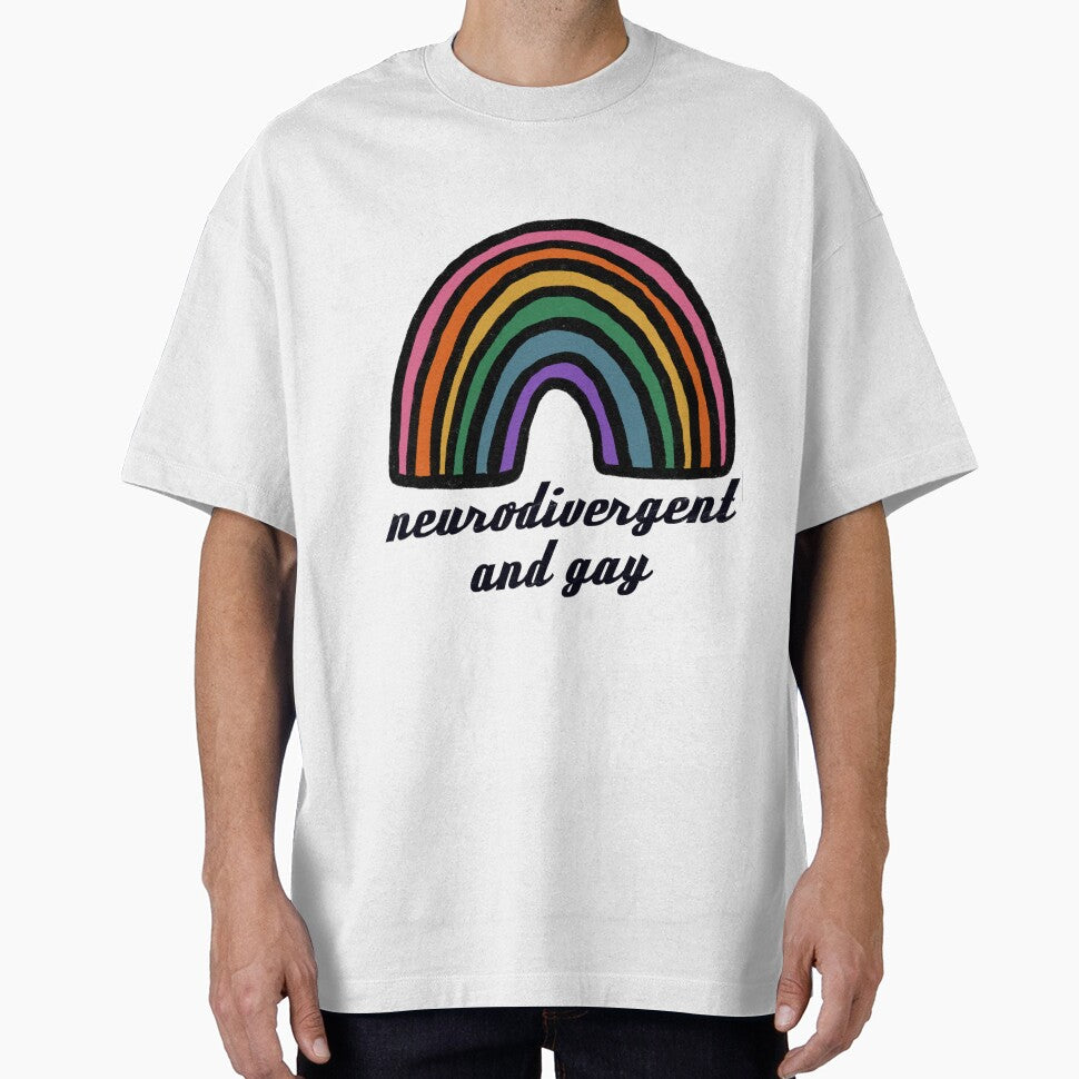 neurodivergent and gay by raesins T-Shirts, Hoodie, Sweatshirt | BlankRebels.com (Image 1)