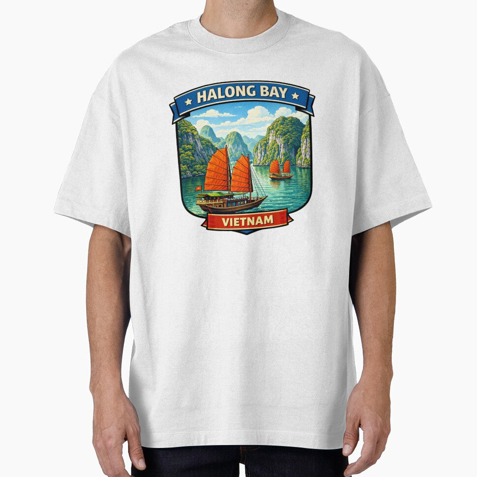 Halong Bay, Vietnam by Myra365Art T-Shirts, Hoodie, Sweatshirt | BlankRebels.com (Image 1)