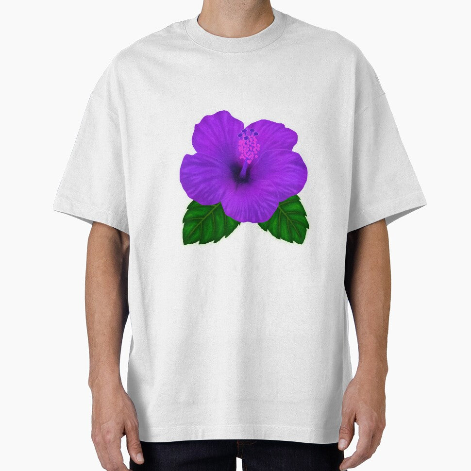 Purple Hibiscus flower by PMDesigns222 T-Shirts, Hoodie, Sweatshirt | BlankRebels.com (Image 1)