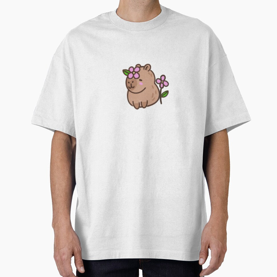 Cute Capybara Sticker Adorable Animal Art Sticker T-Shirts, Hoodie, Sweatshirt