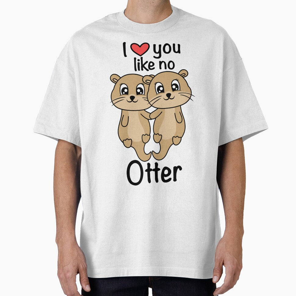 cute valentine otter couple holding hands by vandepasch T-Shirts, Hoodie, Sweatshirt | BlankRebels.com (Image 1)