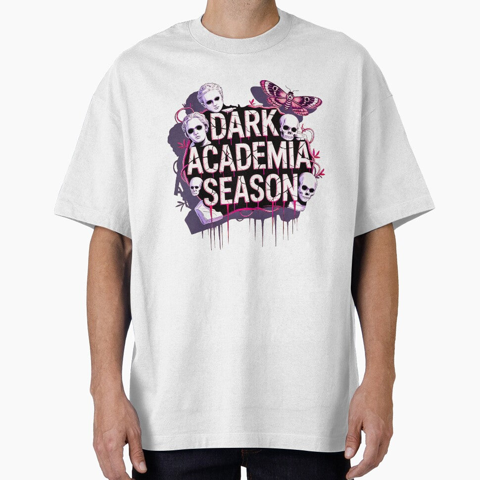 Dark Academia Season Gothic Skull Moth Design by Amanda's Factory T-Shirts, Hoodie, Sweatshirt | BlankRebels.com (Image 1)
