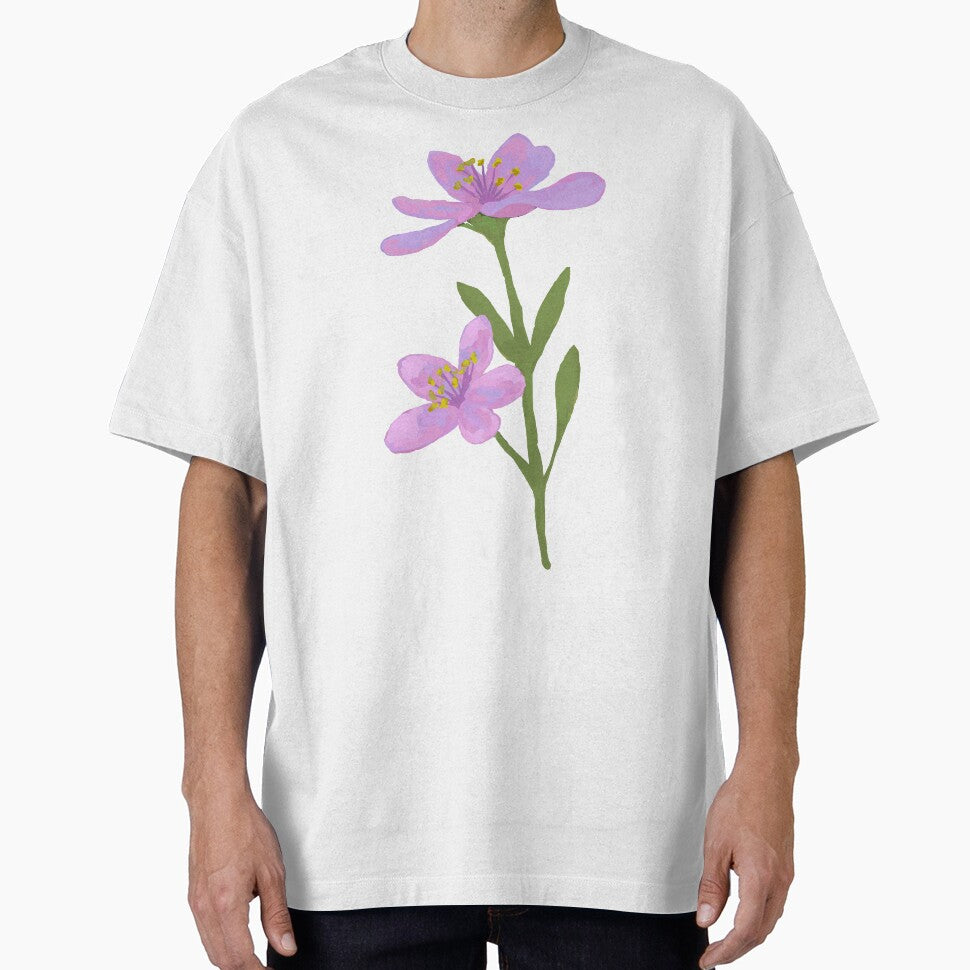 Delicate Purple Flower by Naine  M. T-Shirts, Hoodie, Sweatshirt | BlankRebels.com (Image 1)