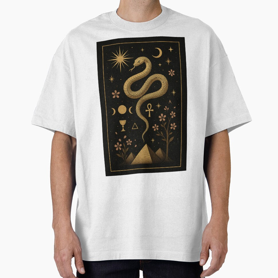 Serpent of the Stars – Celestial Tarot Snake by kayodeDesign T-Shirts, Hoodie, Sweatshirt | BlankRebels.com (Image 1)