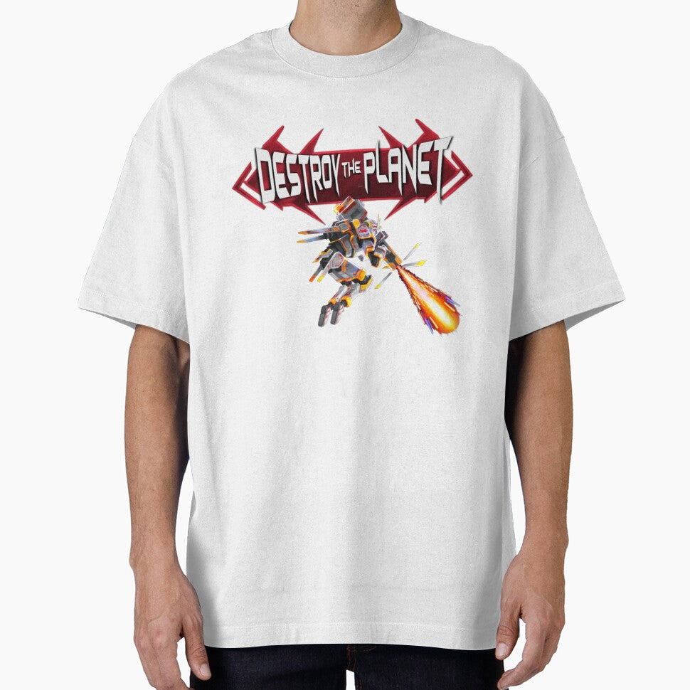 Destroy the Planet Robot Logo by destroyplanet T-Shirts, Hoodie, Sweatshirt | BlankRebels.com (Image 1)