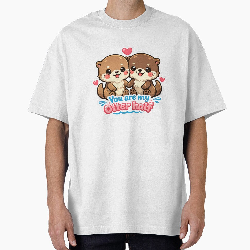 You Are My Otter Half Cute Kawaii Design by Melissa Conner