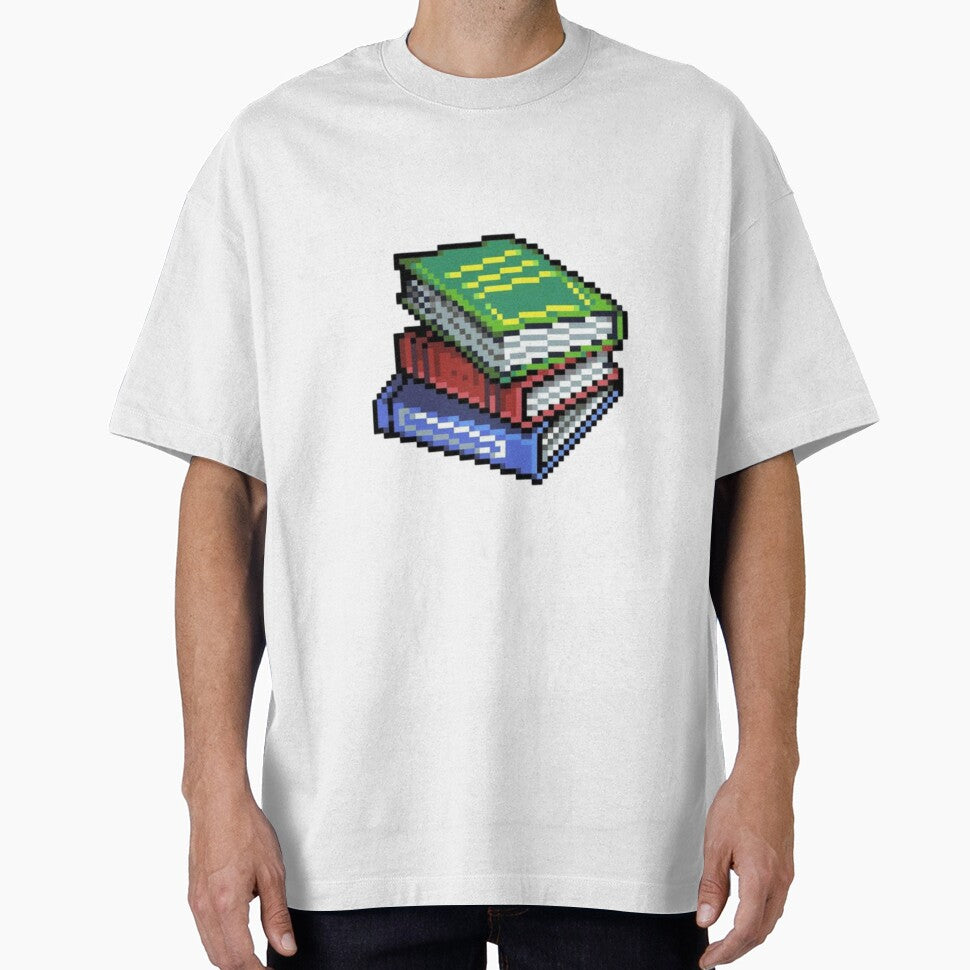 Books pixel design by FrostCore1 T-Shirts, Hoodie, Sweatshirt | BlankRebels.com (Image 1)