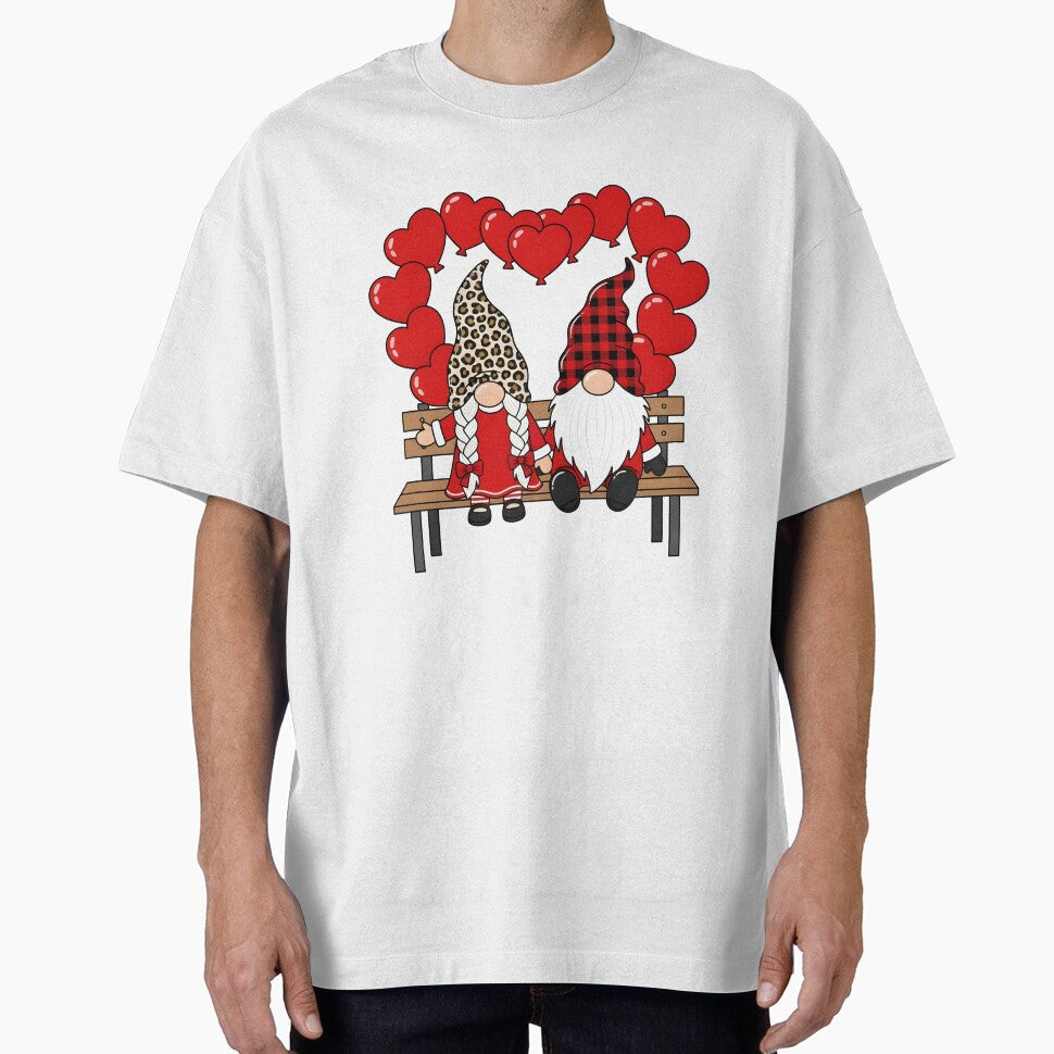 Gnome Couple Valentine's Day Gnome Valentine by KroghDs T-Shirts, Hoodie, Sweatshirt | BlankRebels.com (Image 1)