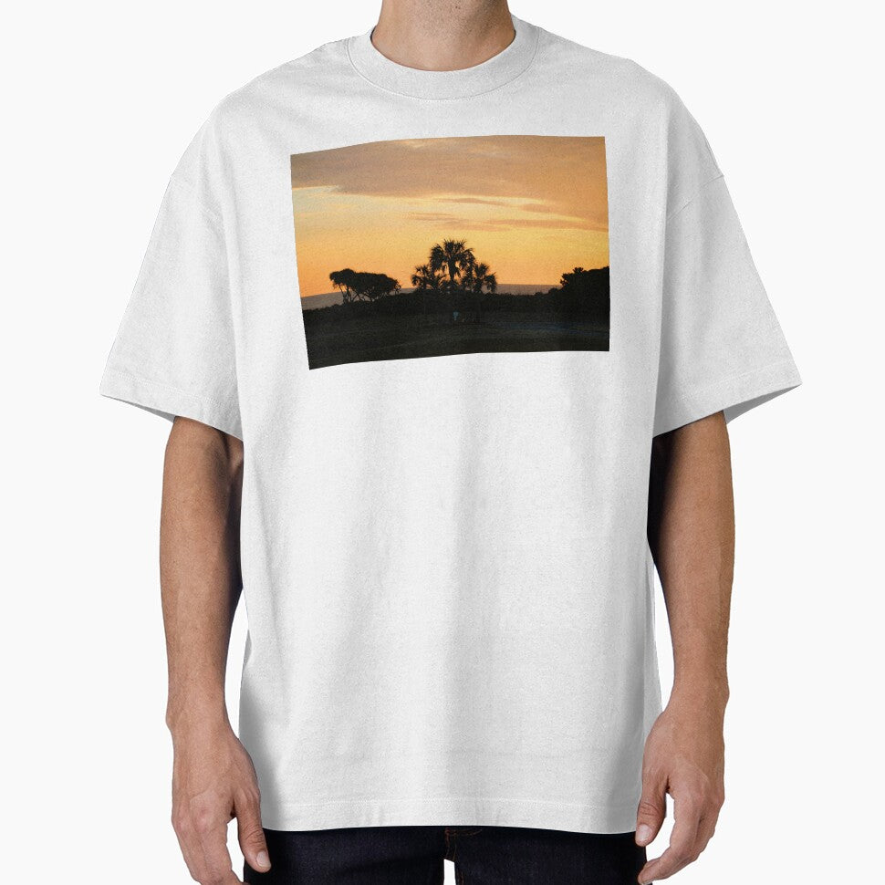 Sunset Over Palm Trees by Cynthia48 T-Shirts, Hoodie, Sweatshirt | BlankRebels.com (Image 1)