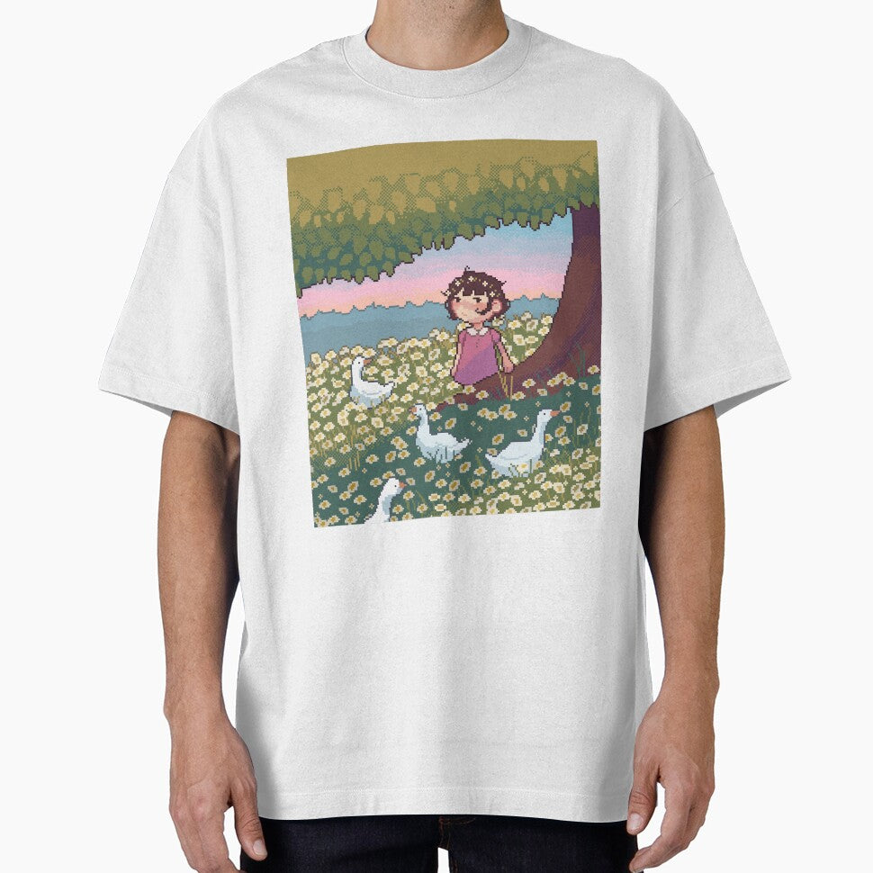 Girl and geese! by LankyPng T-Shirts, Hoodie, Sweatshirt | BlankRebels.com (Image 1)