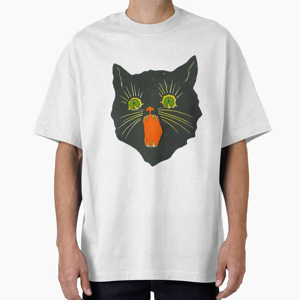 Vintage Black Cat Cut Out by Bellathewilde T-Shirts, Hoodie, Sweatshirt | BlankRebels.com (Image 1)