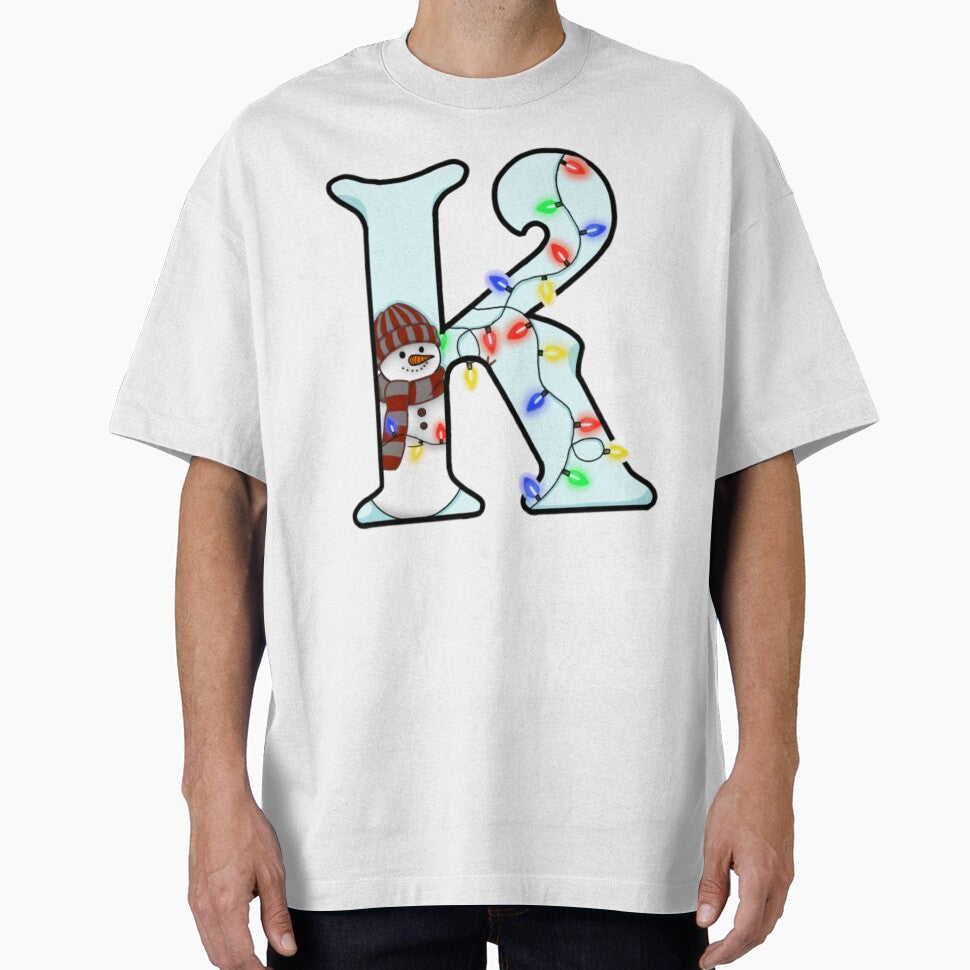 Holiday themed letter K by Artistkhg T-Shirts, Hoodie, Sweatshirt | BlankRebels.com (Image 1)