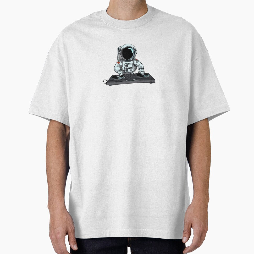 Astronaut DJ cartoon by Luisshopp T-Shirts, Hoodie, Sweatshirt | BlankRebels.com (Image 1)