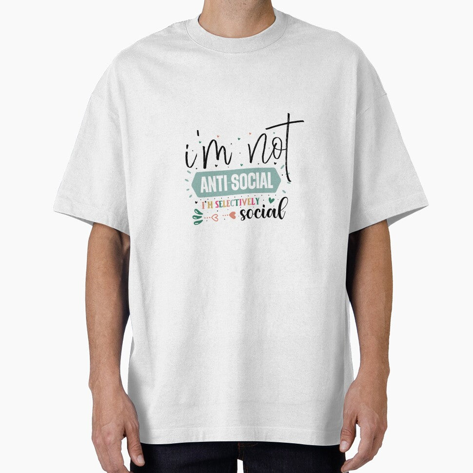 I'm Not Anti-Social I'm Selectively Social by Ketique T-Shirts, Hoodie, Sweatshirt | BlankRebels.com (Image 1)