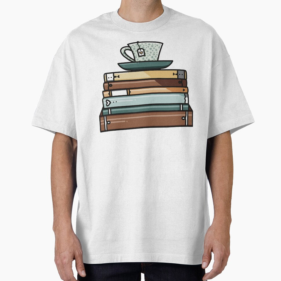 Books and Tea by RedFawnDesigns T-Shirts, Hoodie, Sweatshirt | BlankRebels.com (Image 1)