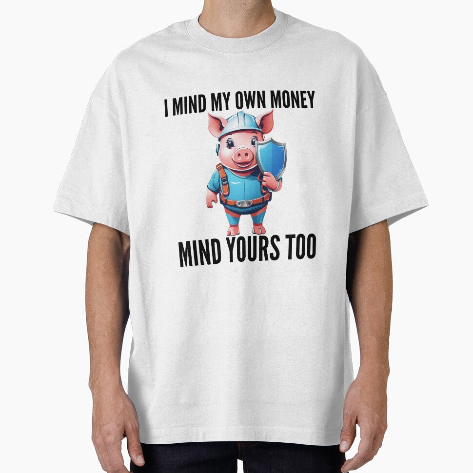 Own Your Financial Fate! - Step Up Your Piggy Bank Security by Thinglish Lifestyle T-Shirts, Hoodie, Sweatshirt (Image 1)